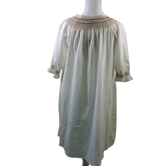 Madewell NWT Rainbow Smocked Trapeze Dress S - Picture 2 of 10